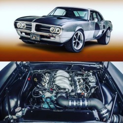 muscle-cars-fan:  1967 Pontiac Firebird Facts⤵️⤵️⤵️⤵️⤵️⤵️⤵️⤵️ Engine: 2001 Pontiac Trans Am LS1. Superior Automotive Engineering rebuilt it as a 383 with an Eagle crank and 6.125-inch rods and Mahle pistons. An LSR-series
