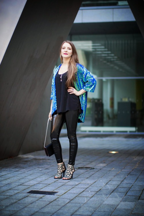 Leggins - TopshopKimono - MohitoShoes &amp; Top - River IslandBag - Zara (old)Jewelery - H. Samu