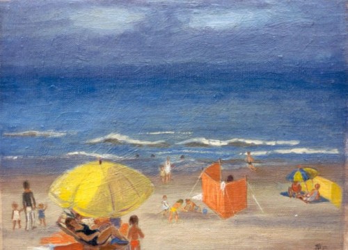 Sunny Beach Day    -    Anna Teresia Agnes Elisabeth ‘Annie’ Borst Pauwels Dutch,1913-19