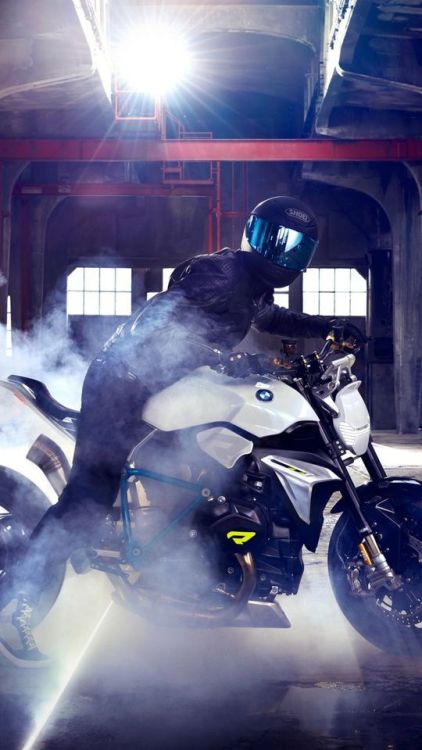 BMW concept roadster, motorcycle, smoke, bike, 720x1280 wallpaper @wallpapersmug : ift.tt/2F