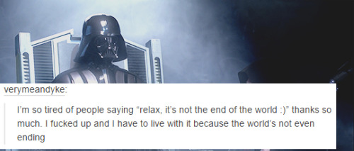 imaginaryanon:  anakin skywalker + tumblr text posts, part 1 