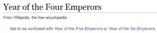 politexan:  avatar-e:  Im going through the reigns of Roman Emperors and jfc it’s either “rule: ~20 years in relative peace” or “rule: 3 months and 2 days. Stabbed to death by praetorian guard”, there’s practically no middle ground.      