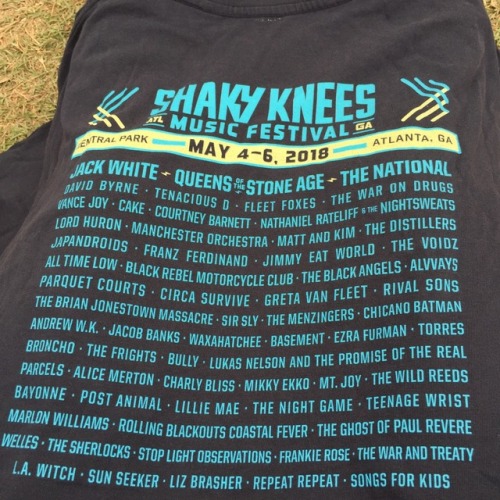 Day drinking at Shaky Knees!