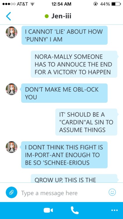 petsche:  jen-iii:  We had a wild time with those puns if you will notice all of it is RWBY, that’s it. that’s how much we nerd over this show  This is my life now.  just letting you guys know that this was a thing that happpened