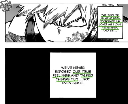 kiraelric: After reading through the manga I can easily say no.  Izuku and Katsuki’s