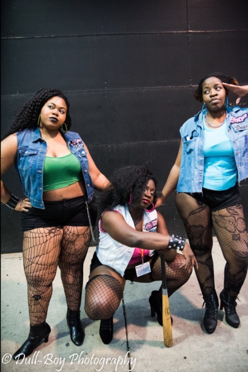 gunnison: My friend and I did natural hair biker/punk version of the Powerpuff girls!! I love it and