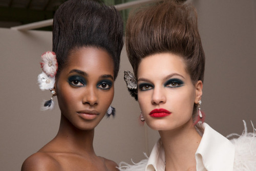 Tami Williams and Faretta at Chanel Couture S/S 2019