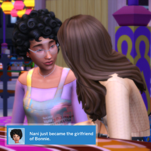 love daybonnie finally mustered up the courage to ask out nani for love day! they had lunch together