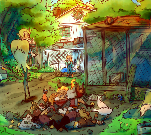 Day 270: A Heat Wave Hits. The Ranchers Run Into A Friendly Faun Hauled Up In A Summer Cottage With Her