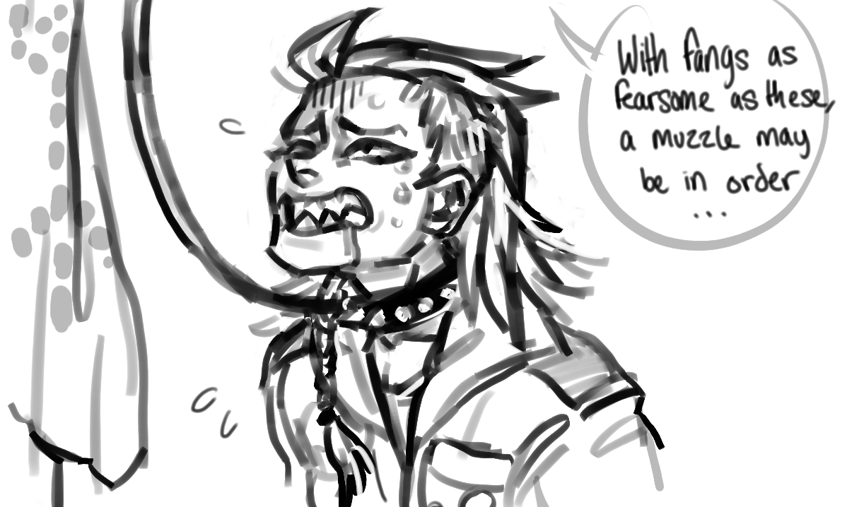 divinator:   “But no doubt this mutt’s bark is worse than his bite.”  pls send