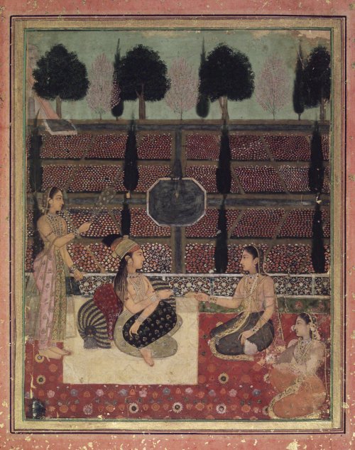 Mughal Turk women - Mughal painting