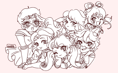 mikoriin:latest sailor moon au doodles