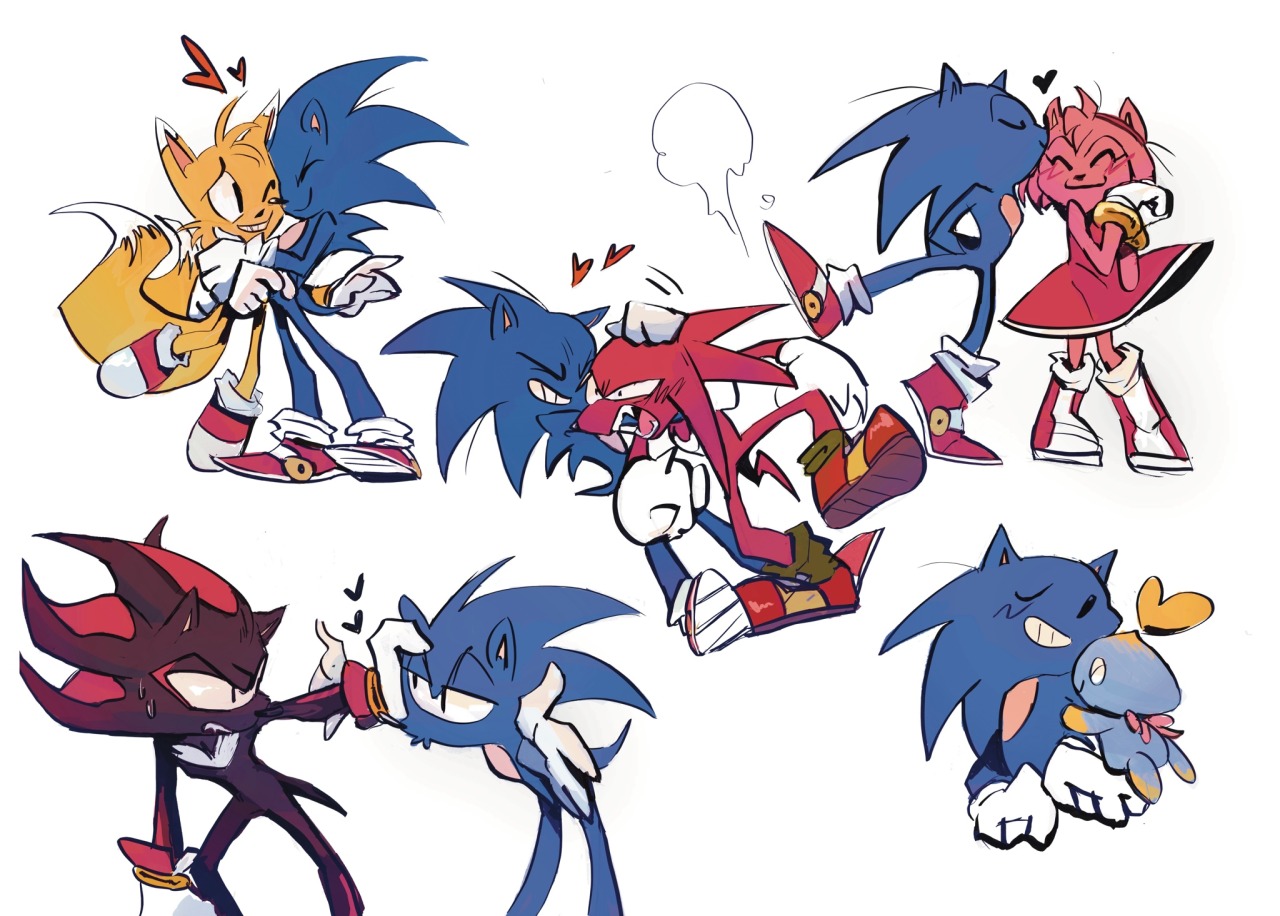 Shadow or Sonic [Fanart] PaFrIsKUsANs=) - Illustrations ART street