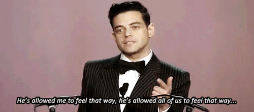 malekedd:Rami’s speech about Freddie Mercury after winning the Breakthrough Performance of the Year 