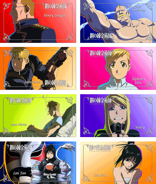 0ci0:Fullmetal Alchemist: Brotherhood | All Eyecatches (Episodes 1-64)