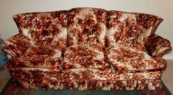 vintageeveryday:These ugly couches that everybody’s grandparents