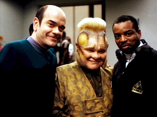 Behind the scenes on Voyager.