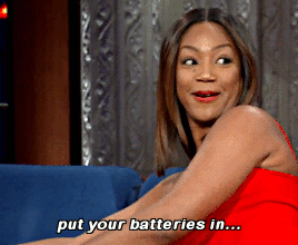 johnolivejar:  Batteries are a girl’s best friend.