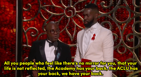 micdotcom:‘Moonlight’ writers Barry Jenkins, Tarell Alvin McCraney dedicate win to youth of color