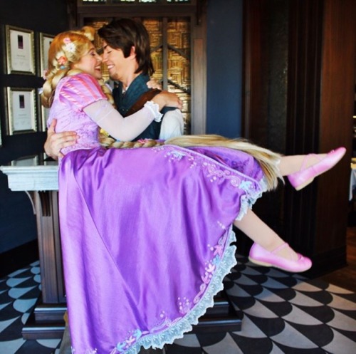 runningracingdancingchasing: Rapunzel and Eugene being SO ADORABLE I CAN’T HANDLE IT.Via Morgan Hall