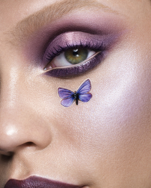 Monochromatic purple . Get the look with #cityminis eyeshadow palette in &lsquo;graffiti pop&