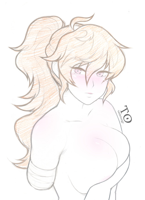 tabletorgy:  RWBY 4 Yang sketch! 