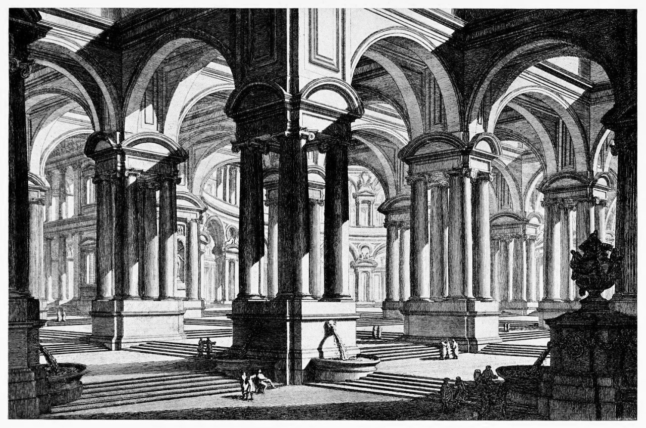 Piranesi’s design for a theater scene