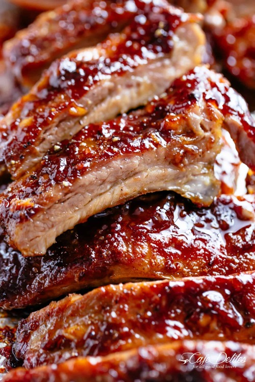daily-deliciousness:  Sticky oven barbecue