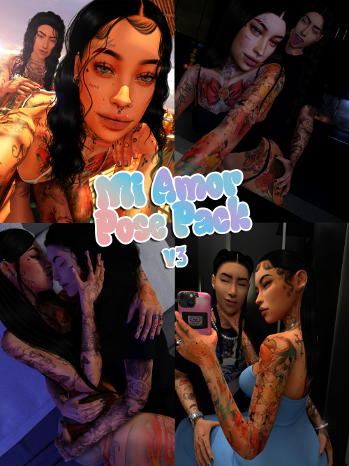 Mi Amor Pose Pack V3Happy Pride Month Everyone!!! To kickstart this beautiful month we bring to you 