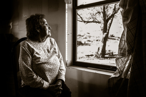                                             “Patiently Waiting” A Navajo elder patiently