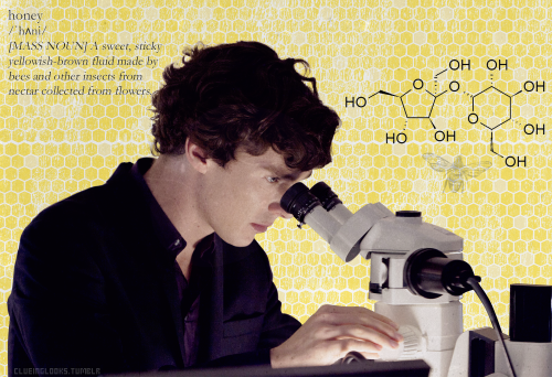 clueinglooks: Chemical formula / structure of honey  new headcanon: sherlock got intereste