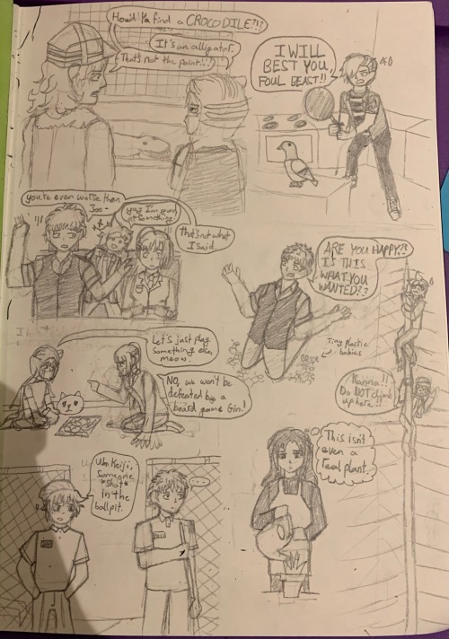 A Few Sketches Of Stuff From A Fic My Sister And I Are Working On