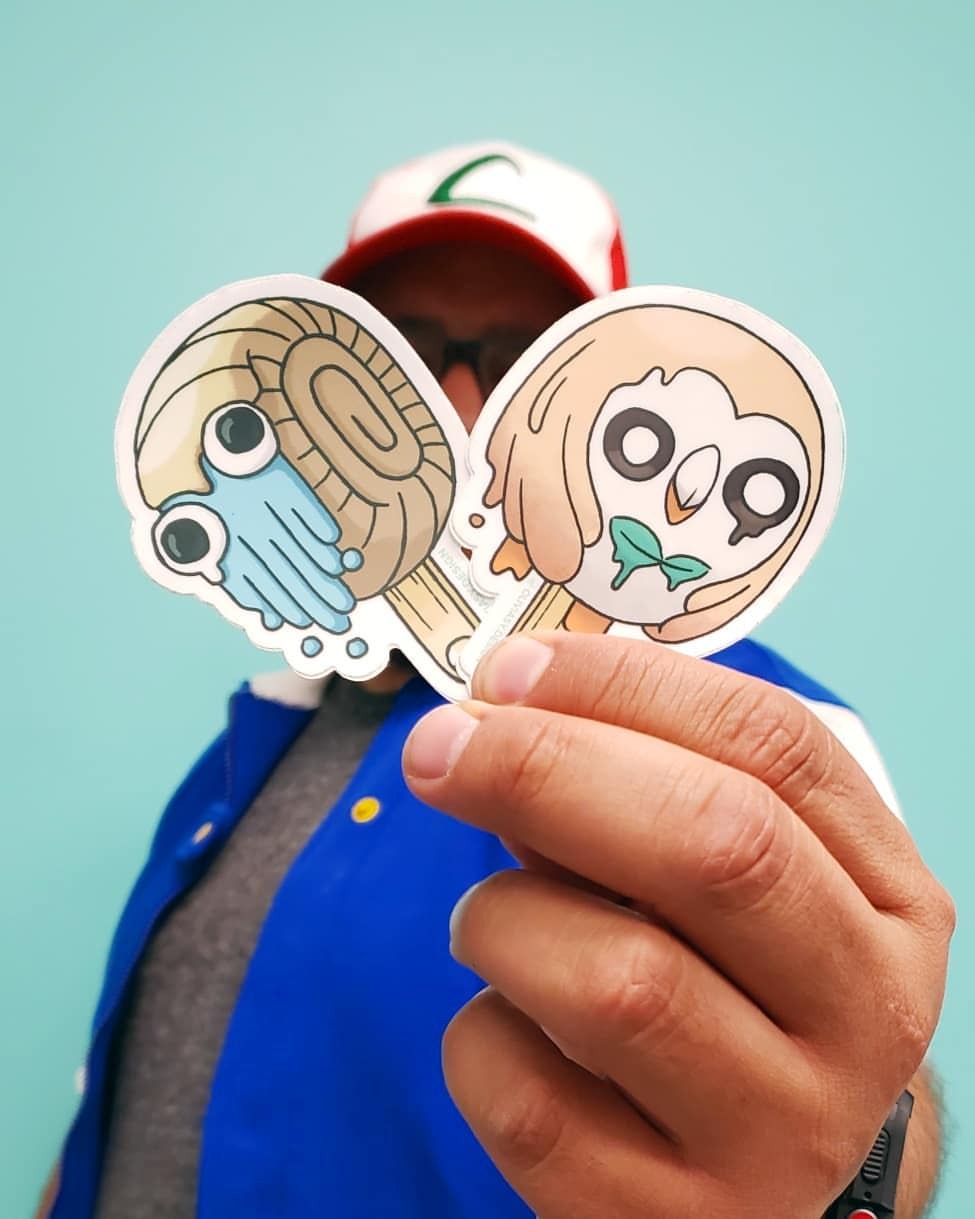 Cute Pokemon Fanart Popsicle Stickers for you
