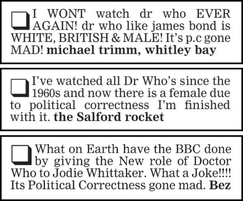 pointless-letters: RAAAAAAGE: This fictional, made up alien is a Time LORD, not a Time LADY! It&rsqu
