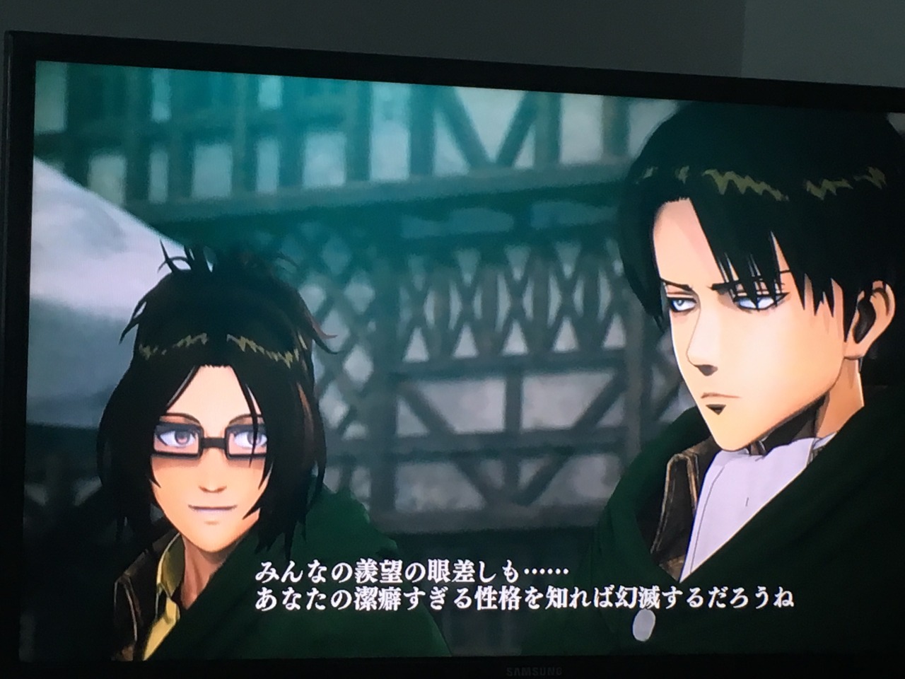 Finally got to the vets and the ability to play as Levi!! Huzzah.