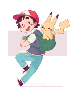 leannimator:  Ash Ketchum!!!! for sketch