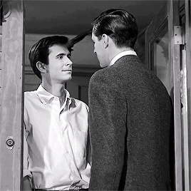 Anthony Perkins And John Gavin As Norman Bates And Sam Loomis In Psycho (1960) Dir. Alfred Hitchcock