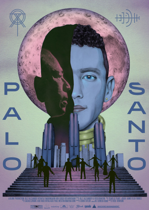 Years &amp; Years poster I drew for their short film PALO SANTO with Olly Alexander. Directing b