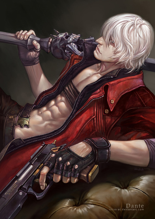 queenswillbekings:  “You want to touch us….” Bayonetta & Original Dante