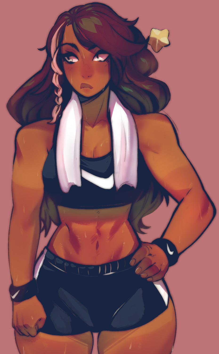 eymbeeart: Art trade with @bunbox Shes gots lots of cute characters but heres two