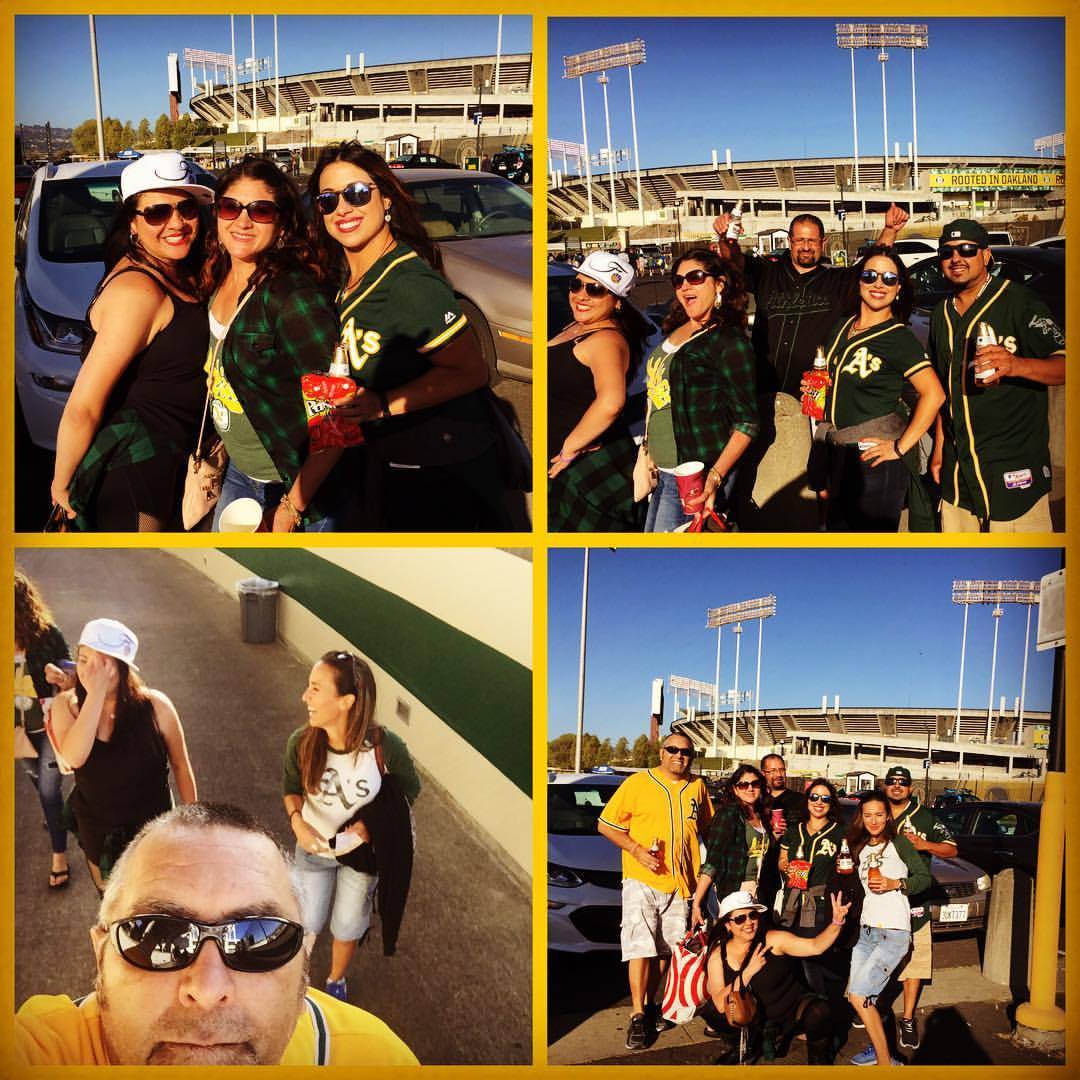 Oakland A&rsquo;s Baseball! #goodtimeswithgoodpeople #familia #oaklandathletics