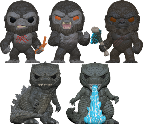 brokehorrorfan: Funko will release Godzilla vs. Kong collectibles in April: 10” super-sized Po