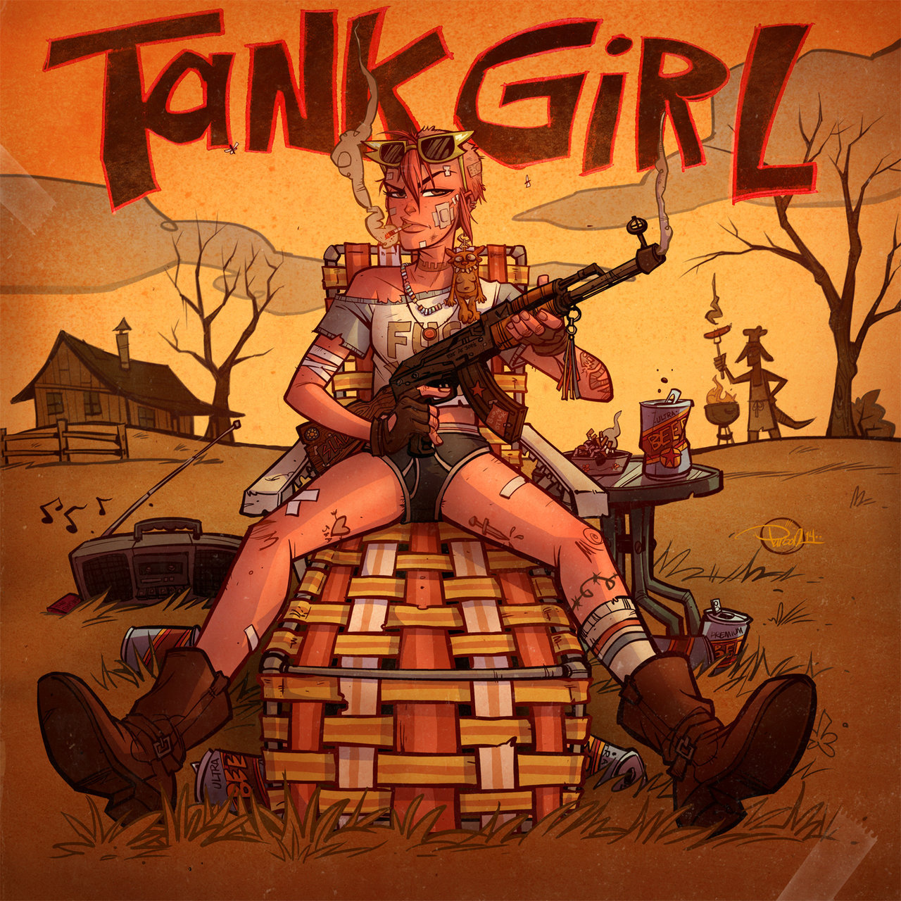 masochistic-chaos:  Tank Girl Range Life by blitzcadet 