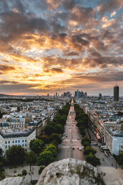 Dusk in Paris by AB Photography