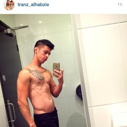 gaysiansgame:  Did someone order a #hot #bathroom #selfie? @tranz_alhabzie heard your request and this is what we get!  #Gaysian #gaysians #gaymer #everyonegames #ricequeen #gaysiansgame #qpoc #queer #api #asianpride #lgbt #lgbtasian #hapa #gayasian #tatt