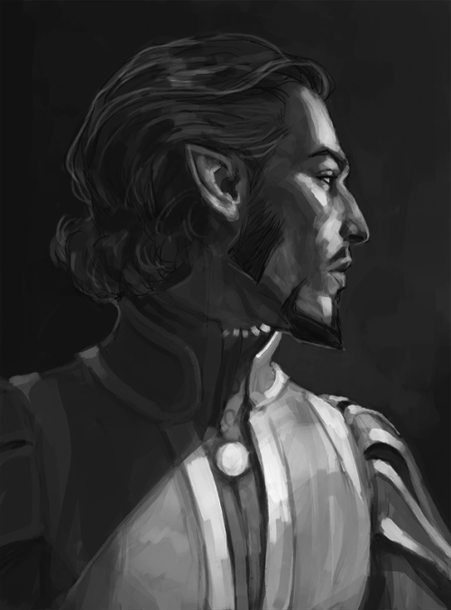 Quick Vic, Barovia Edition.edit: added a step-by-step for this speedpaint.