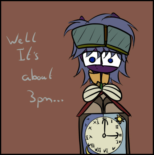 ask-rustygears:  Q - what time is it? A - Well Its About 3pm… (Mod - I Normally Post Round About 3pm - 5pm GMT) Q - Do you have a crush on anypony? A - Oh… Er… Well… T-there Are A Few Ponies T-that I L-Like… None Of T-them Would B-be In-Interested