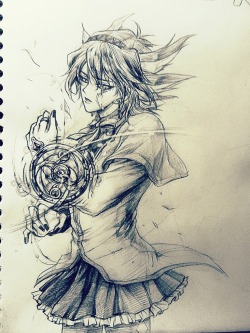 cmzk1734:  homura clothes of yusei   He&rsquo;s pulling that outfit off almost too well.