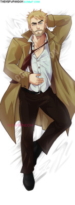 thensfwfandom:  A daki commission I did (and enjoyed a lot) of John ConstantineI saw the printed version and it was so beautiful!!!