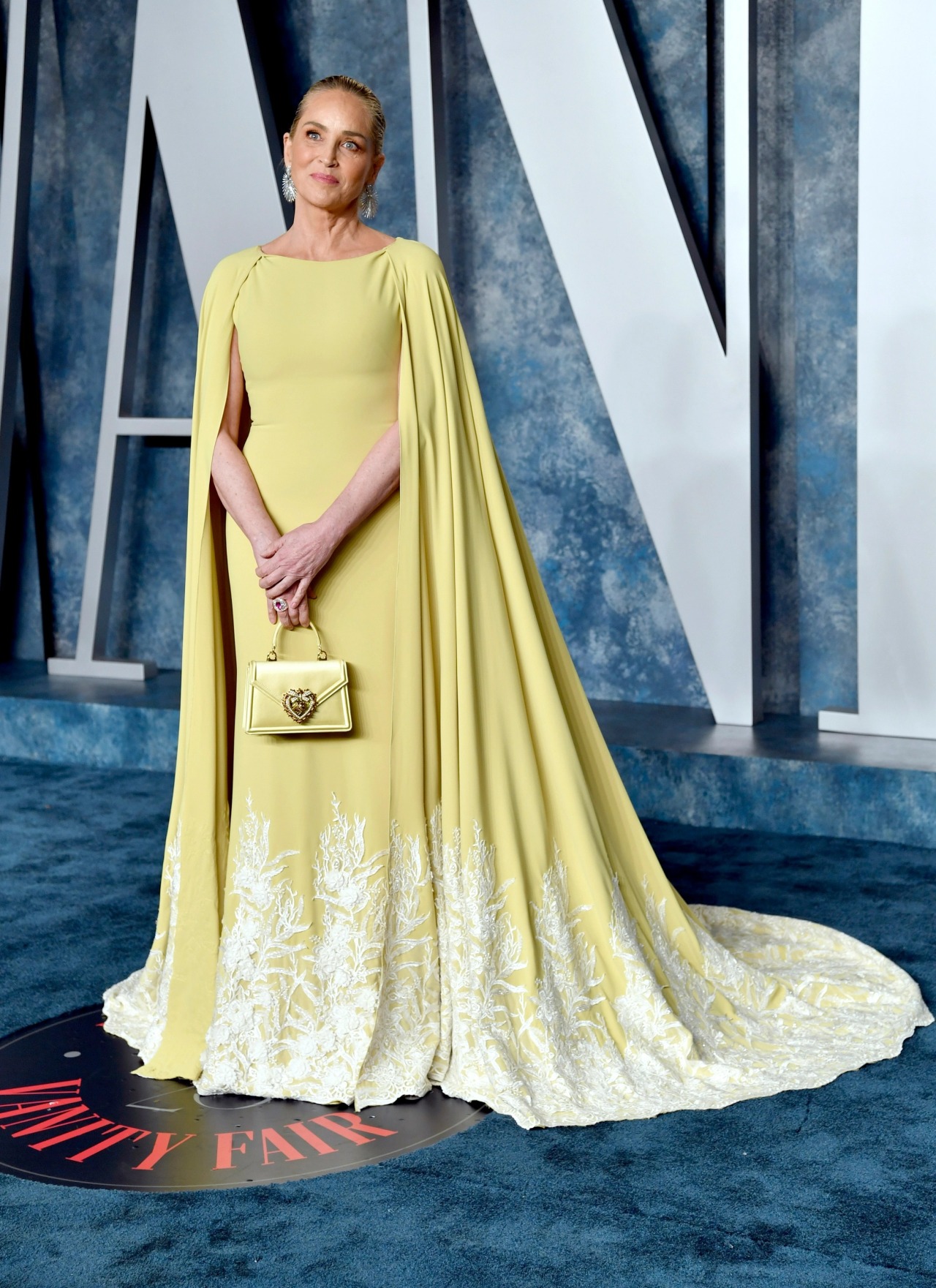 Sharon Stone attends the 2023 Vanity Fair Oscar Party.